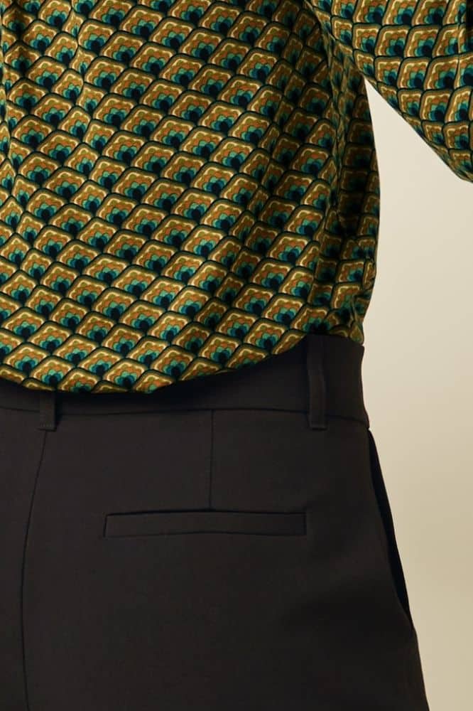 King Louie Carina Blouse Frio Spruced Green - La Vie en Rose Damesmode (1)