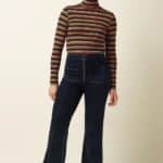 King Louie Chris Zip Pants Walker Denim GOTS Indigo Blue - La Vie en Rose Damesmode