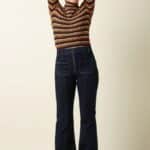 King Louie Chris Zip Pants Walker Denim GOTS Indigo Blue - La Vie en Rose Damesmode