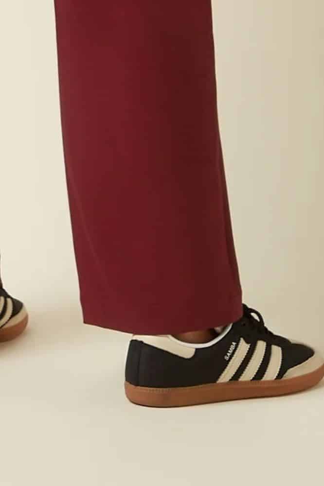 King Louie Doris Jumpsuit Woven Crepe Cabernet Red - La Vie en Rose Damesmode