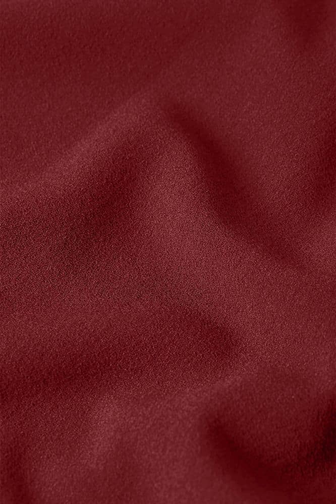 King Louie Doris Jumpsuit Woven Crepe Cabernet Red - La Vie en Rose Damesmode