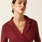 King Louie Doris Jumpsuit Woven Crepe Cabernet Red - La Vie en Rose Damesmode