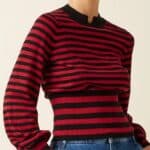 King Louie Flavia Top Berry Chili Red - La Vie en Rose Damesmode