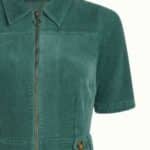 King Louie Garbo Zip Jumpsuit Corduroy Matcha Green - La Vie en Rose Damesmode