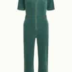 King Louie Garbo Zip Jumpsuit Corduroy Matcha Green - La Vie en Rose Damesmode