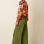 King Louie Irma Pants Fanna Woodbine Green - La Vie en Rose Damesmode (1)