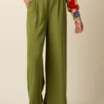 King Louie Irma Pants Fanna Woodbine Green - La Vie en Rose Damesmode (1)