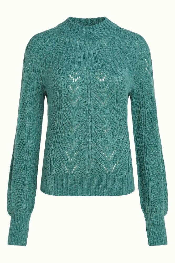 King Louie Joanie Raglan Top Orcia Smoke Green - La Vie en Rose Damesmode