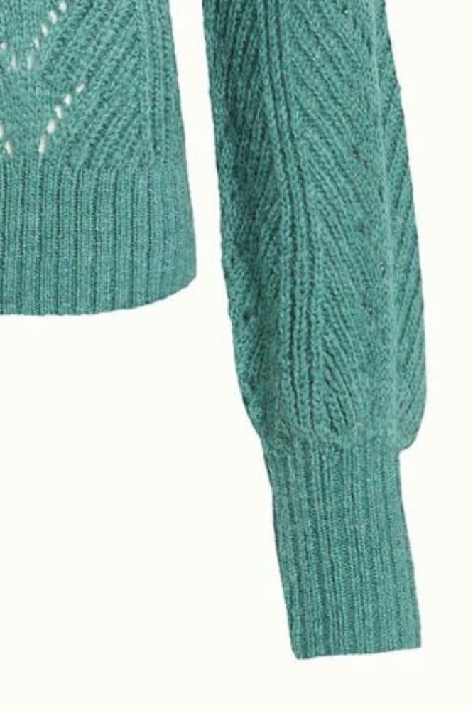 King Louie Joanie Raglan Top Orcia Smoke Green - La Vie en Rose Damesmode