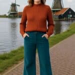 King Louie Joanie Raglan Top Orcia Spicy Brown - La Vie en Rose Damesmode