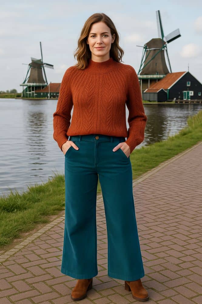 King Louie Joanie Raglan Top Orcia Spicy Brown - La Vie en Rose Damesmode