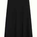 King Louie Juno Midi Skirt Milano Crepe Black - La Vie en Rose Damesmode