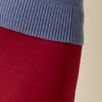 King Louie Juno Midi Skirt Milano Crepe Cabernet Red - La Vie en Rose Damesmode