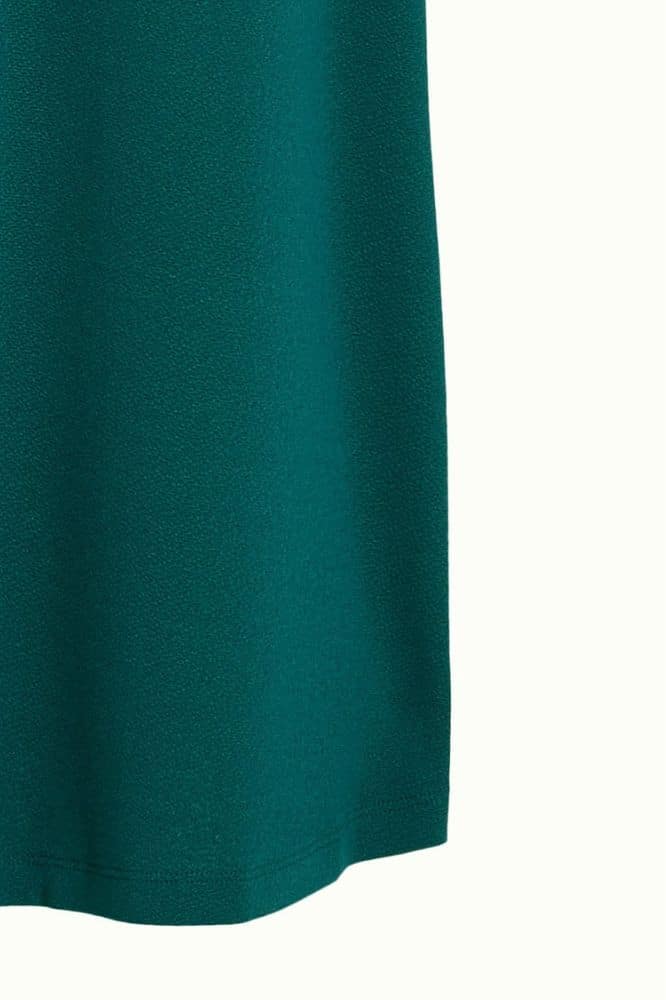 King Louie Juno Midi Skirt Milano Crepe Spruced Green - La Vie en Rose Damesmode
