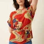 King Louie Kali Top Ember Spicy Orange (1)