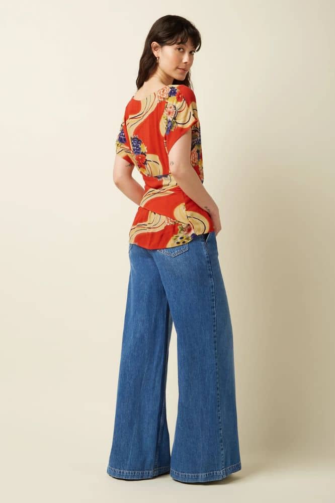 King Louie Kali Top Ember Spicy Orange (1)