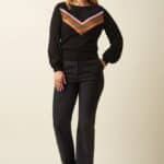 King Louie Livia Pants Marple Black - La Vie en Rose Damesmode