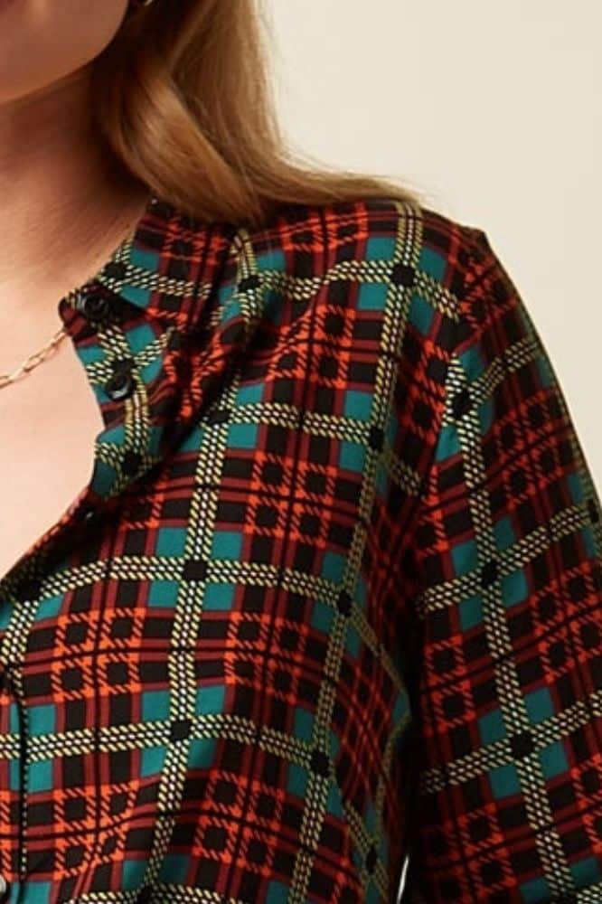 King Louie Maisie Blouse Duna - La Vie en Rose Damesmode