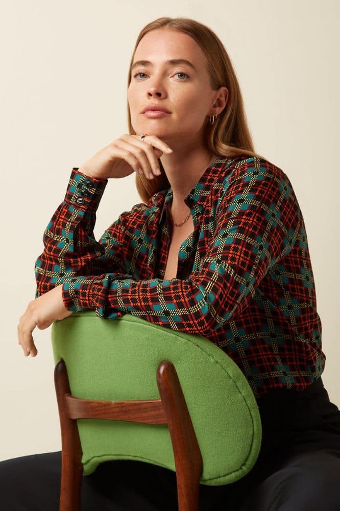 King Louie Maisie Blouse Duna - La Vie en Rose Damesmode