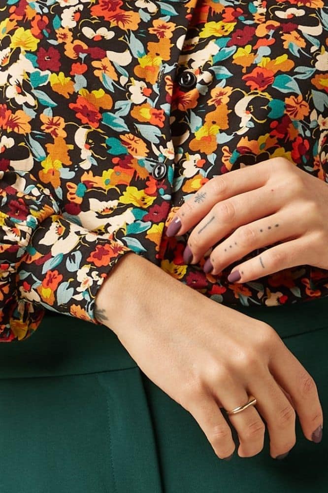 King Louie Maisie Blouse Mauve - La Vie en Rose Damesmode