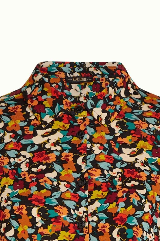 King Louie Maisie Blouse Mauve - La Vie en Rose Damesmode