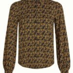 King Louie Maisie Blouse Mirth Jersey Rhodonite Blue - La Vie en Rose Damesmode