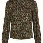 King Louie Maisie Blouse Mirth Jersey Rhubarb Red - La Vie en Rose Damesmode