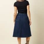 King Louie Marie Skirt Onyx Denim - La Vie en Rose Damesmode (1)