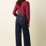 King Louie Paige Pants Walker Denim Indigo Blue GOTS- La Vie en Rose Damesmode