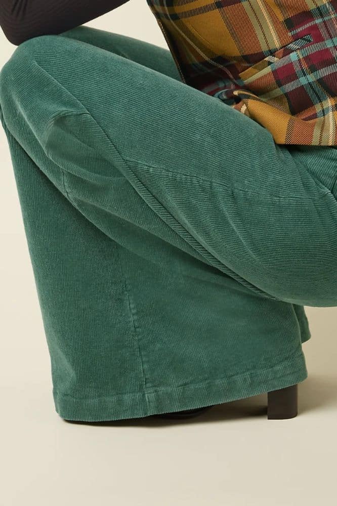 King Louie Peppa Pants Corduroy Matcha Green - La Vie en Rose Damesmode