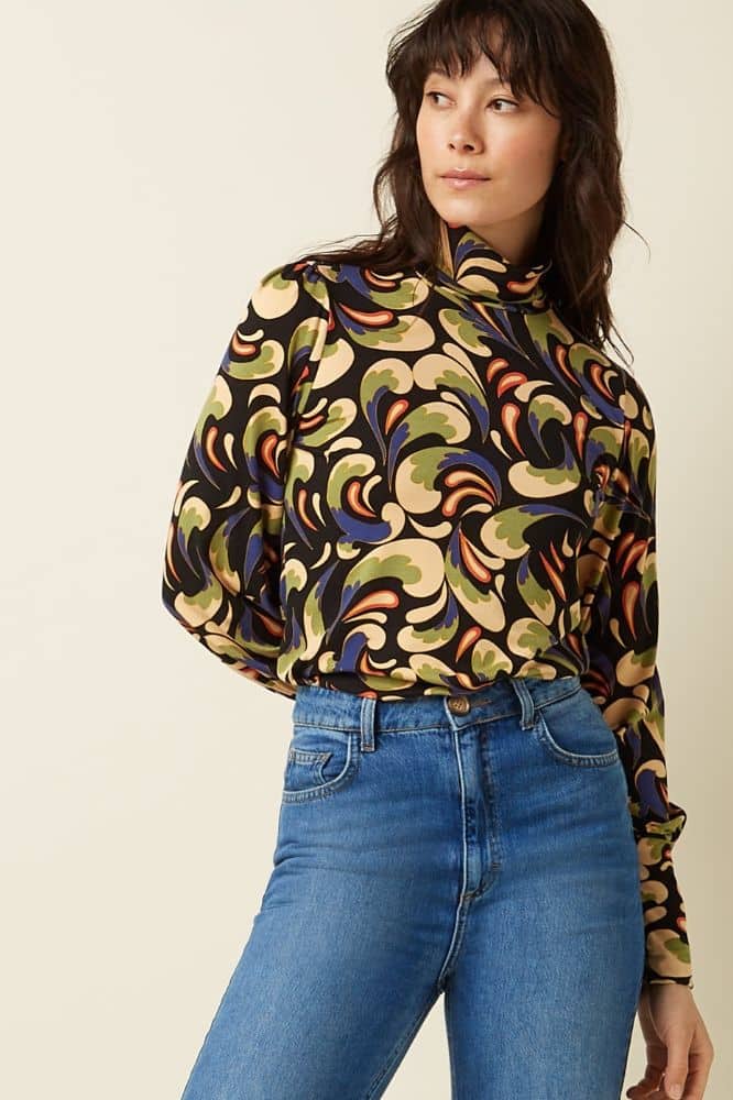 King Louie Ricky Top Rumble Black - La Vie en Rose Damesmode