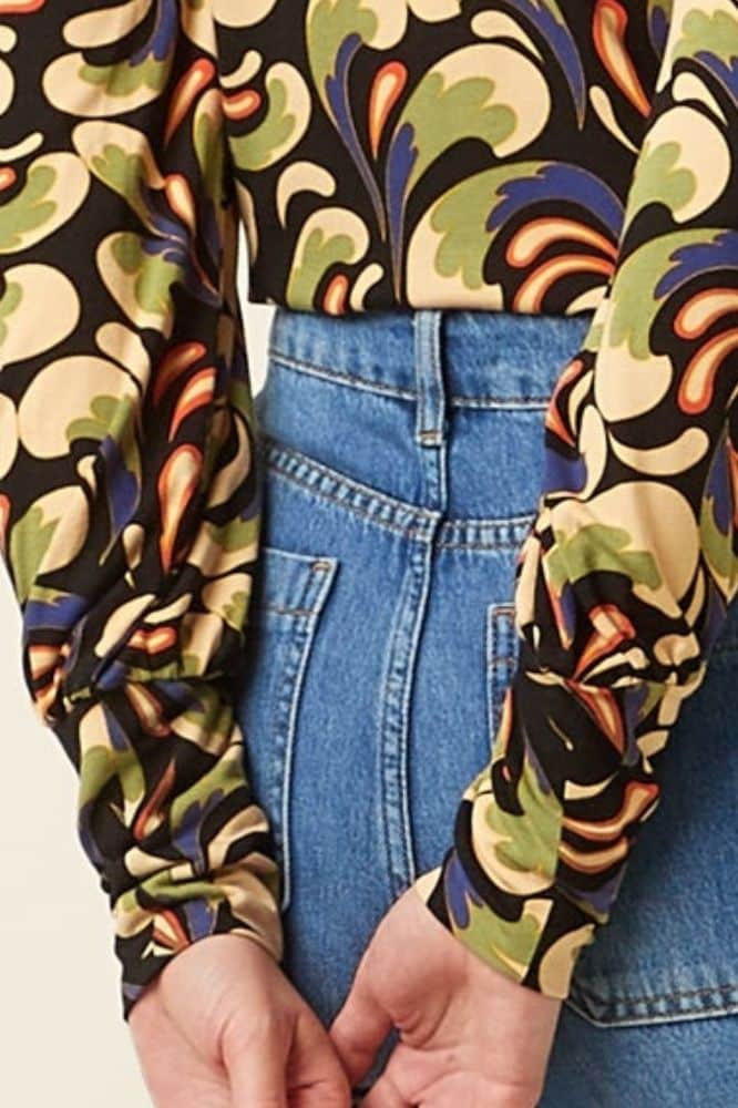 King Louie Ricky Top Rumble Black - La Vie en Rose Damesmode