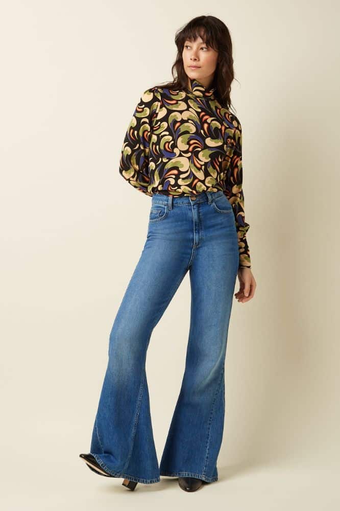 King Louie Ricky Top Rumble Black - La Vie en Rose Damesmode