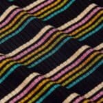 King Louie Rollneck Top Frostine Stripe Woodbine Green - La Vie en Rose Damesmode