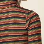 King Louie Rollneck Top Lumi Stripe - La Vie en Rose Damesmode