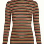 King Louie Rollneck Top Lumi Stripe - La Vie en Rose Damesmode