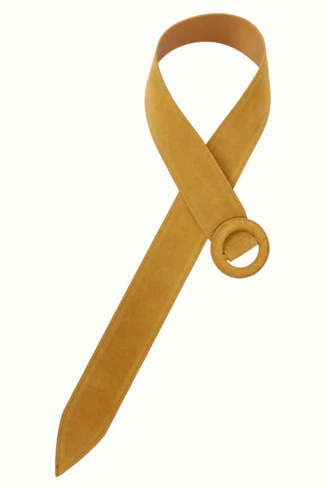 King Louie Wide Belt Golden Brown - La Vie en Rose Damesmode