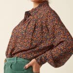 Leila Blouse Peppy Black - La Vie en Rose Damesmode