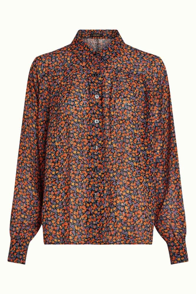 Leila Blouse Peppy Black - La Vie en Rose Damesmode