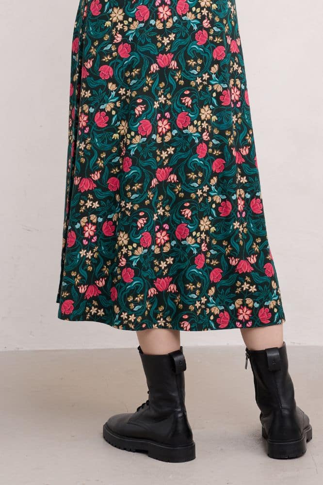 Seasalt Cornwall Wild Bouquet Dress Mirrored Floral Tehidy - La Vie en Rose Damesmode