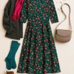 Seasalt Cornwall Wild Bouquet Dress Mirrored Floral Tehidy - La Vie en Rose Damesmode