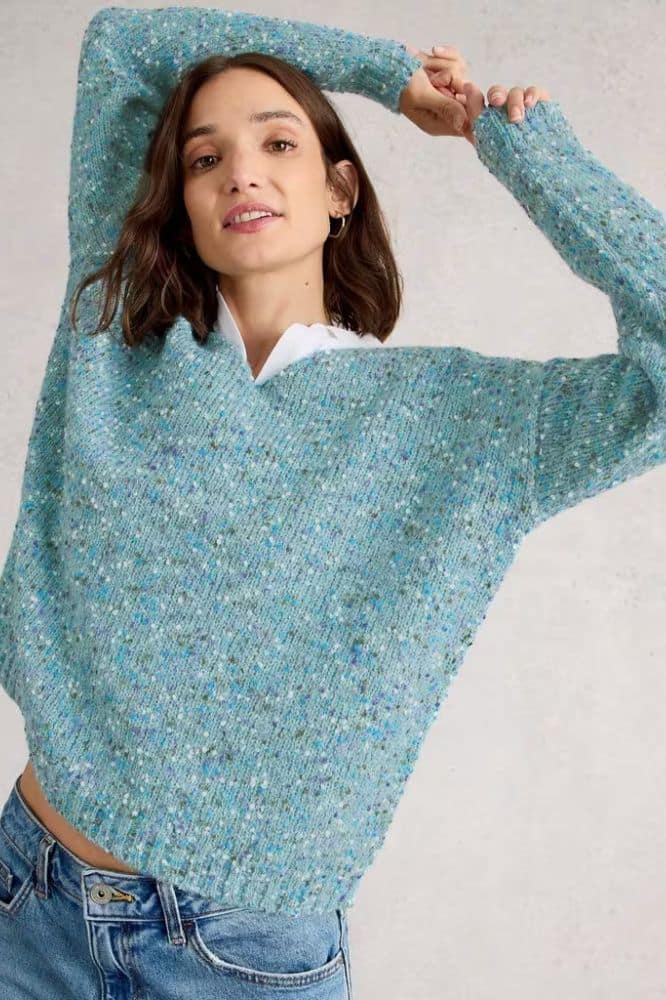 White Stuff Rua Jersey Shirt Dress Grey MLT - La Vie en Rose Damesmode