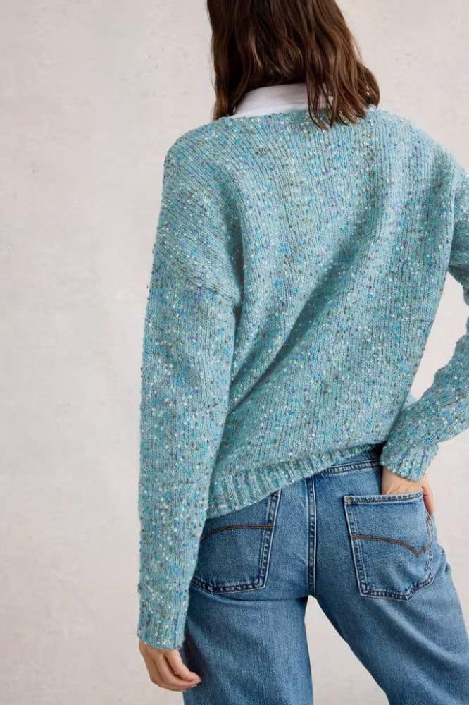 White Stuff Rua Jersey Shirt Dress Grey MLT - La Vie en Rose Damesmode