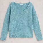 White Stuff Rua Jersey Shirt Dress Grey MLT - La Vie en Rose Damesmode