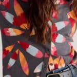 White Stuff Annie Jersey Shirt Grey Print - La Vie en Rose Damesmode