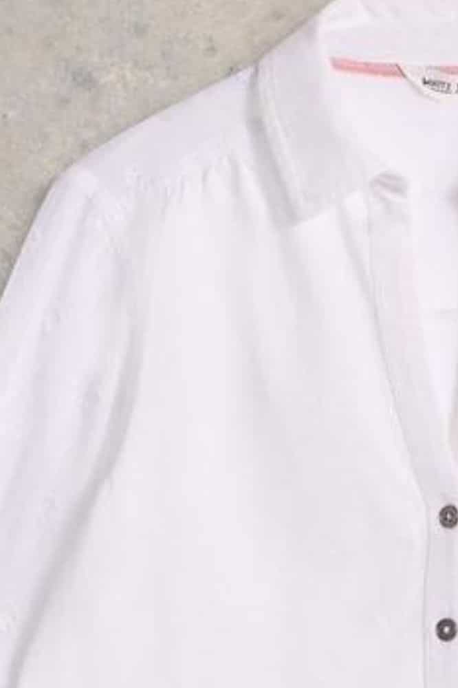 White Stuff Annie Mix Jersey Shirt Pale Ivory - La Vie en Rose Damesmode