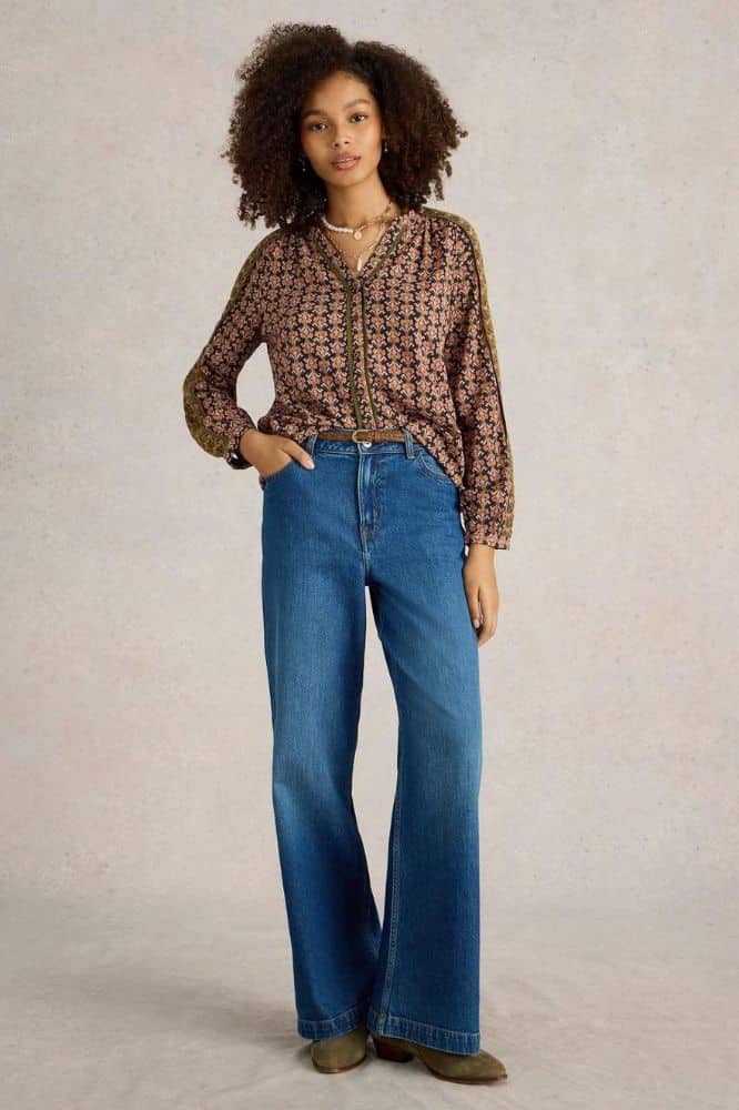 White Stuff Ayla Wide Leg Jeans - La Vie en Rose Damesmode