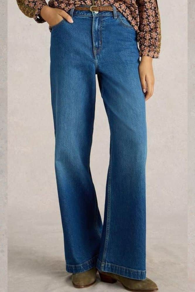 White Stuff Ayla Wide Leg Jeans - La Vie en Rose Damesmode