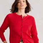 White Stuff Lulu Cardi Mid Red - La Vie en Rose Damesmode