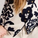 White Stuff Lulu Print Cardi Nat Mlt- La Vie en Rose Damesmode